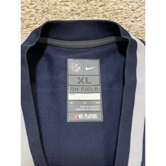 New England Patriots Tom Brady Vintage Blue Nike Jersey Men's Size-XLarge - Picture 6 of 6